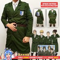 Gambar Jaket Parka Military Scouting Shingeki no Kyojin Attack On Titan AOT - M dari Toko Anime MyHobbyTown undefined 2 Tokopedia