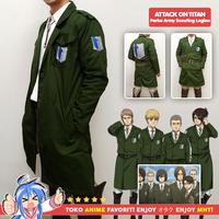 Gambar Jaket Parka Military Scouting Shingeki no Kyojin Attack On Titan AOT - M dari Toko Anime MyHobbyTown undefined 4 Tokopedia