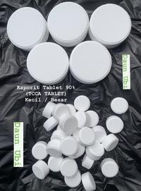 Gambar KAPORIT TABLET BESAR TABLET KECIL 90% / TCCA TABLET / CHLORINE (1KG) - TABLET BESAR dari Daun Ubi undefined 1 Tokopedia