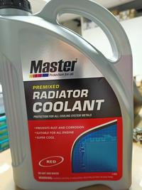 Gambar master air radiator coolant master premixed red merah 4 liter -65826 dari Jasutra motorOS undefined 1 Tokopedia