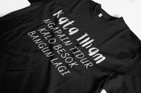 Gambar Kaos Kata Lucu (Meme) - Kata ilham Windah basudara 2 - T-Shirt / 24s - Putih, S dari inGallium undefined 2 Tokopedia