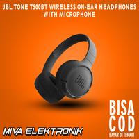 Gambar JBL TONE T500BT WIRELESS BLUETOOTH ON EAR HEADPHONES HEADSET PURE BASS dari Miva Elektronik undefined 1 Tokopedia