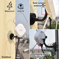 Gambar Antena TV Indoor Outdoor PX HDA-5600 Digital Analog DVB-T2 + Kabel 12M dari Pedagang Remote_NEW undefined 4 Tokopedia