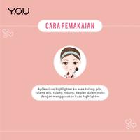 Gambar The Simplicity Gleam Highlighter by YOU Makeups - Sunkissed glow dari rvcosmetic undefined 3 Tokopedia