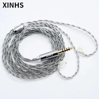 Gambar Earphone Cable Xinhs 4 Core Silver Plated Graphene Balance 2.5mm/4.4mm dari Takasuya Hobbies Shop undefined 1 Tokopedia