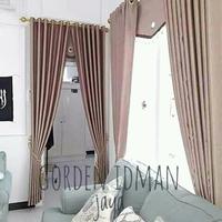 Gambar gorden blackout polos #gorden mewah minimalis#tirai gordyn /gorden - abu tua banget, tinggi 250 cm dari gorden idaman jaya undefined 5 Tokopedia
