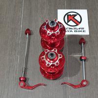 Gambar Hub freehub UNITED SPEED 32H Six Bolt Red dari Kembar Jaya Bike undefined 3 Tokopedia