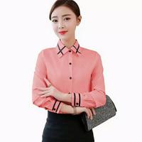 Gambar Kemeja Putih Atasan Kerja Wanita Lengan Panjang Gaya Korea All Size F4 - Putih, M dari 8FA Store undefined 4 Tokopedia