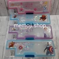 Gambar Pencil Case / Kotak Pensil Glitter Fancy - Tayo dari memoji.shop undefined 5 Tokopedia