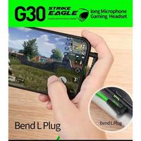Gambar Plextone G30 with Mic Stereo Bass Gaming Hammerhead Earphone dari King Solution undefined 3 Tokopedia