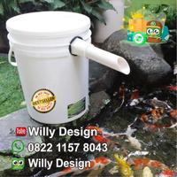 Gambar FILTER KOLAM IKAN KOI MURAH (DIY FILTER) KOMPLIT - 10liter dari WILLYDESIGNOFFICIAL undefined 3 Tokopedia