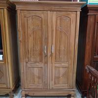 Gambar lemari jati 2 pintu dari FURNITURE CIKAMPEK undefined 4 Tokopedia
