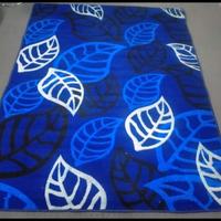 Gambar Karpet motif daun biru 150x200 dari yumapu shop undefined 1 Tokopedia