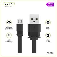 Gambar Luna Kabel Data Cable Micro USB Type C Fast Charging 3A VOOC B17 - Model Micro USB, Putih dari Luna Indonesia undefined 5 Tokopedia