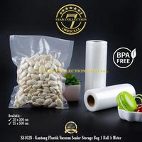 Gambar Kantong Plastik Vacuum Sealer Storage Bag 1 Roll 500 CM BPA Free untuk Buah 20 x 500 cm & 25 x 500 cm - 25 x 500 CM dari 7StarCollectionOfficial undefined 1 Tokopedia