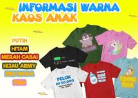 Gambar KAOS Anak Santai Animasi Lucu Imut v12 | 100% Cotton |Umur 1-12 tahun - Biru Muda, 1-2 tahun dari WillzStore_ID undefined 5 Tokopedia
