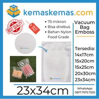 Gambar 23x34 Plastik Vacuum Embossed Seal Makanan Vakum Vacum Emboss Bintik dari Kemaskemas undefined 1 Tokopedia