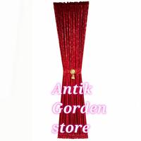 Gambar Gorden promo hordeng gordyn korden jendela minimalis ikat pita terbaru - biru tua, gorden+stik dari antik Gorden store undefined 2 Tokopedia