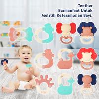 Gambar TEETHER SHAKER Mainan Gigitan Gigi Bayi Bunyi Kerincingan Rattle dari Mamia Sale undefined 4 Tokopedia