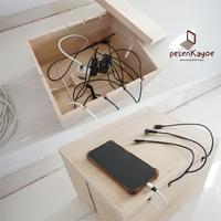 Gambar Kotak Penyimpanan Kabel Colokan dan Charger Kayu Agar Rapi 18x24x30cm dari Pesenkayoe undefined 2 Tokopedia