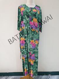 Gambar Daster dress batik PREMIUM SUNAN ORI Rayon Tangan 3/4 953 - Orange dari Batik Melawai undefined 1 Tokopedia