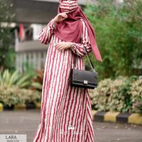 Gambar LARA DRESS BY RATU HIJAB GAMIS SYARI CANTIK - Maroon, M dari Topang.id undefined 2 Tokopedia