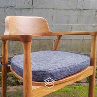 Gambar Kursi cafe minimalis kursi kafe kayu jati kursi makan hiroshima jok dari Notogriyo undefined 4 Tokopedia