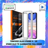 Gambar Tempered Glass iPhone 11 / XR Spigen Glas tR AlignMaster Full Cover dari techindo mart undefined 1 Tokopedia