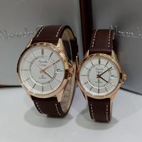 Gambar Jam Couple Alexandre Christie AC8649 AC 8649 Leather Strap Original dari MWSHOPMKS undefined 4 Tokopedia