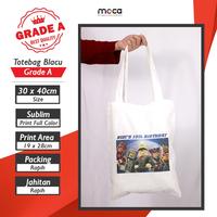 Gambar Totebag Blacu Custom Printing Grade A dari okeMOCA undefined 4 Tokopedia