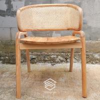Gambar Kursi cafe minimalis modern kursi kafe kayu jati kursi makan rotan - Busa Dudukan dari Notogriyo undefined 2 Tokopedia