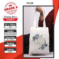 Gambar Totebag Blacu Custom Printing Grade A dari okeMOCA undefined 2 Tokopedia