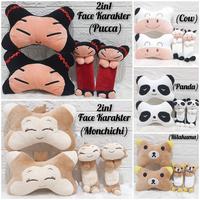 Gambar Bantal Mobil 3in1 Face Karakter - Pucca, 3in1 dari Cloverever29 undefined 3 Tokopedia