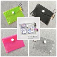 Gambar dompet kartu, dompet pvc plastik mika transparan 2 slot, dompet koin - clear/ bening dari owlsomeofficial undefined 5 Tokopedia