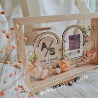 Gambar MAHAR FRAME; GARDEN LOVE/ Mahar Seserahan Transparan Ukuran A4/ Frame - Lavender White, +Replika LM 5gr dari Icupplier undefined 3 Tokopedia