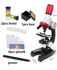 Gambar Microscope Kit LED 100X-1200X Mainan Edukasi 121-39 dari Come and Buy Jkt undefined 4 Tokopedia