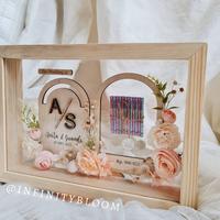 Gambar MAHAR FRAME; GARDEN LOVE/ Mahar Seserahan Transparan Ukuran A4/ Frame - Lavender White, +Replika LM 5gr dari Icupplier undefined 4 Tokopedia