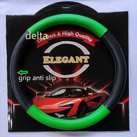 Gambar Sarung stir kulit Grip Anti Slip - hitam-kuning dari Delta Autocar undefined 3 Tokopedia