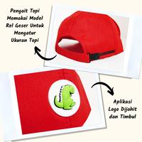 Gambar Wakakids Topi Anak Laki Laki Baseball Logo Dino Usia 2 - 9 Tahun Venjs - Kuning dari Wakakids undefined 3 Tokopedia