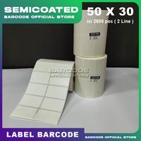 Gambar Kertas Label Stiker Barcode Semicoated Uk 50 x 30 mm Gap Perforasi dari Barcode Store Solutions undefined 5 Tokopedia