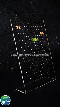 Gambar Tempat Display Anting akrilik - Putih, Kecil dari Pusat Gemstone undefined 5 Tokopedia