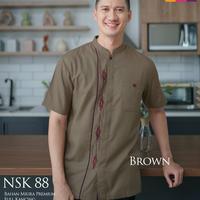 Gambar Nibras Couple 88 Warna Coklat Brown Sarimbit Lebaran Keluarga Terbaru - Merah Maroon, Gamis XS-XL dari Hibban Online Shop undefined 3 Tokopedia