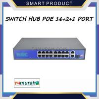 Gambar POE Switch Hub 16 Port 48V Support MDI/MDIX Up to 250m dari Smart Produck undefined 3 Tokopedia