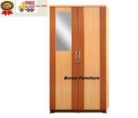 Gambar Lemari Pakaian 2 Pintu Activ JAZZ LP 202 (DROP) dari BursaFurniture undefined 2 Tokopedia