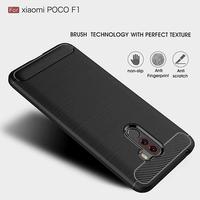 Gambar Soft Case Xiaomi Pocophone F1 Rugged Armor Carbon Fiber Slim Fit dari Aksesoris Hitam undefined 1 Tokopedia