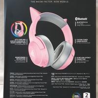 Gambar Razer Kraken BT Kitty Edition - Quartz Bluetooth Gaming Headset dari QTC Store undefined 2 Tokopedia