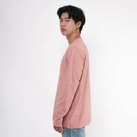 Gambar Kaos Polos Lengan Panjang Long Sleeve Premium Soft Cotton Dusty Pink - Dusty Pink, S dari Seattle undefined 4 Tokopedia