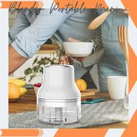 Gambar Blender Portable Mini Elektrik 250 ml, Blender Mini, Food Chopper Mini - Putih dari Anrose Home undefined 1 Tokopedia