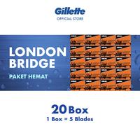 Gambar Gillette Alat Cukur Silet London Bridge 20 Box dari P&G Store undefined 1 Tokopedia