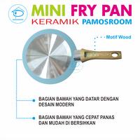 Gambar Pamosroom Mini Frypan 14cm Anti Lengket Mini Wok Pan Motif Kayu 14 cm - 22PinkKayuIdc dari pamosroom undefined 4 Tokopedia